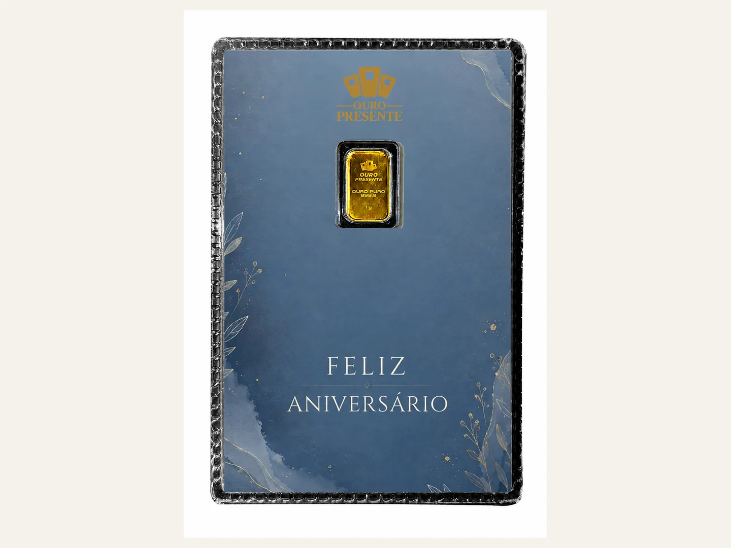 Design Feliz Aniversário para Blister clássico