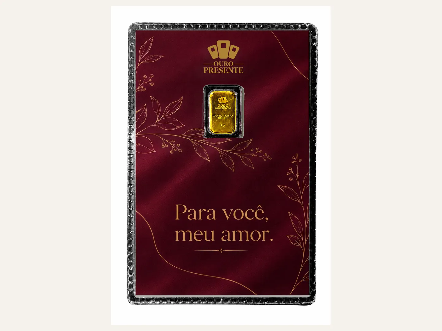 Design Para você, meu amor para Blister clássico
