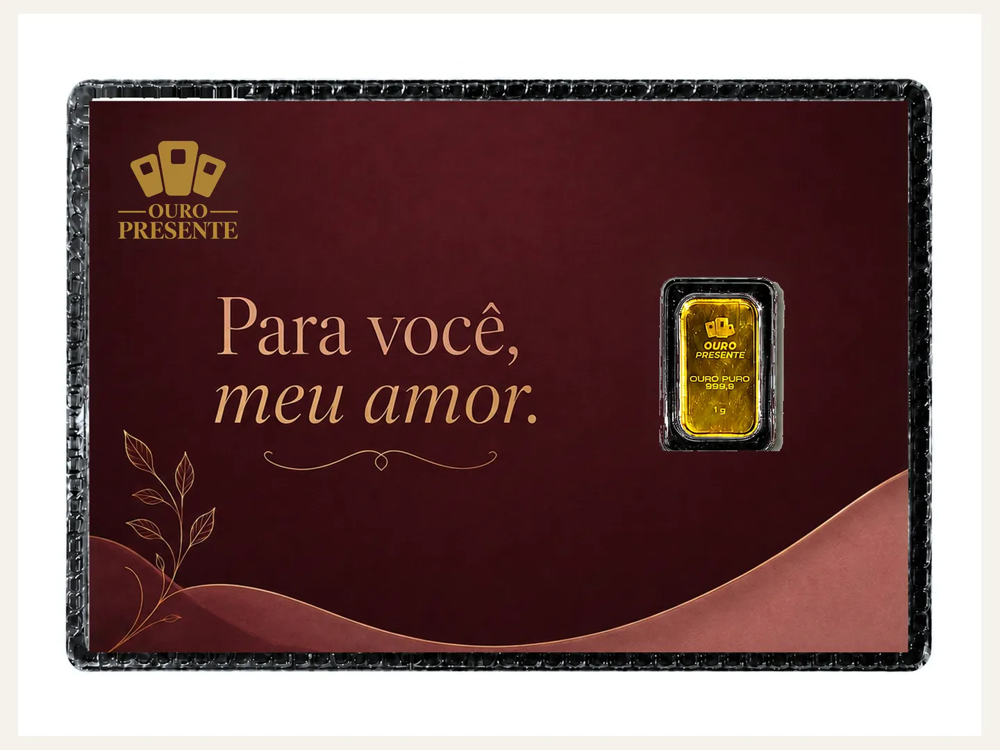 Design Para você, meu amor para Moldura luxo