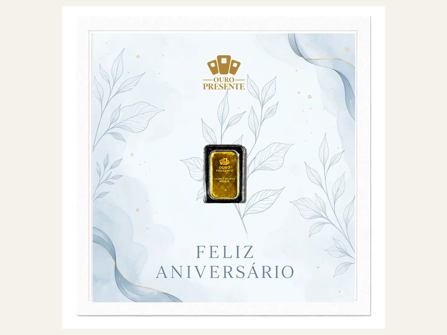 Design Feliz Aniversário para Cartão quadrado